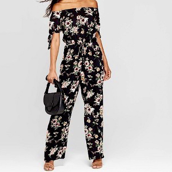 Target Pants & Jumpsuits Off Shoulder Jumpsuit Poshmark